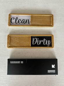 Dishwasher Magnet Clean Dirty Sign, Clean Dirty Sign Accessories For Dishwasher Non-Scratch/Super Strong Soft Magnet With Optional Adhesives/Easy To Read & Slide - Multicolor - View 9