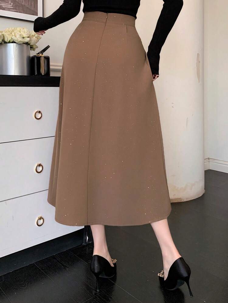 Casual Loose Skirt, Suitable For Dates, Office Wear, Spring & Summer