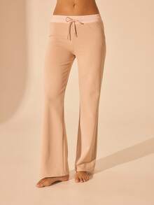 Aralina Leisurewear Lightweight Loose Fit Drawsting Active Workout Pant - Pink - View 3