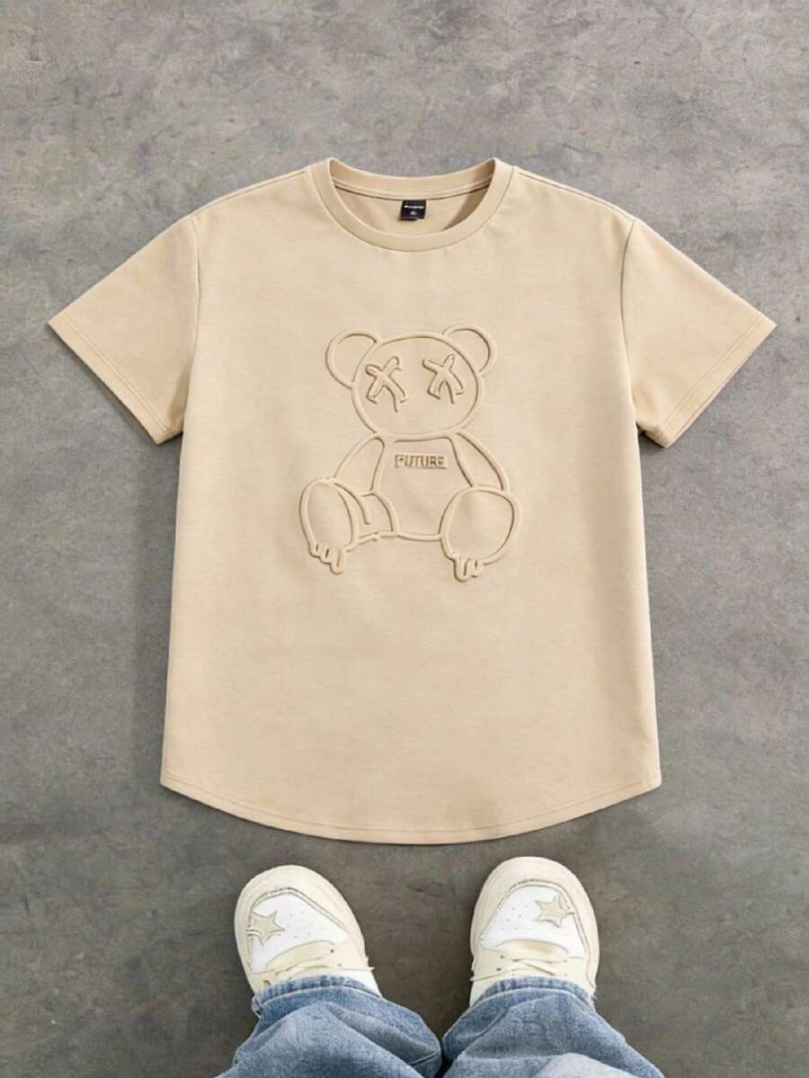 Manfinity Unisex Men T-Shirts Fit Crew Neck Short Sleeve Graphic Tee Casual Simple Summer, Couple Things