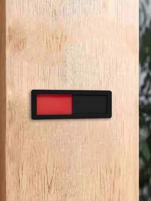 1个“请勿打扰”标志牌，使用中/空置门牌，洗手间有人/无人使用挂牌，最佳礼品 - 黑色 - 查看 3