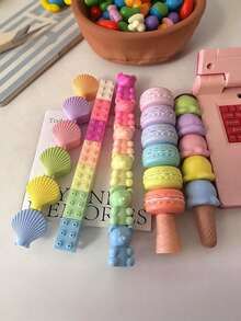 5 Colors Of Adorable Fluorescent Pens, Suitable For School And Office Fluorescent Markers And Graffiti Back To School