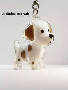 Joivida Crystal Clear Acrylic Pet Hair Keepsake Capsule Locket Memorial Charm Paw Print Design Cute Fur Collection Storage Box Keychain Pendant Decorative Dustproof Display Case Pet Loss Memorial Gift For Pet Lovers Owners Remembrance Sympathy Birthday Christmas Home Decor Hot - Multicolor - View 11