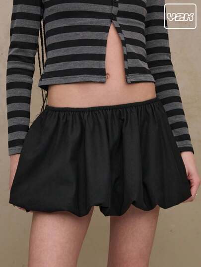 COUREZ Y2K 泡泡迷你裙夏季女装复古风