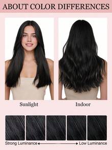 9AM Hair 20 件直发胶带 100% 真人发片接发 14-24 英寸 50 克/包 适用于沙龙 天然高品质真人发丝滑无缝隐形 PU 胶带接发 - S1 - 查看 13