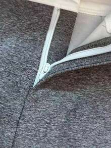 Resyla Nuevos pantalones cortos casuales de cintura alta adelgazantes, adecuados para ropa deportiva y exterior - Gris - Ver 3