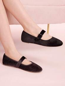 CUCCOO DOLLMOD Women's Casual Versatile Commute Simple Buckle Flats Spring Shoes - Coffee Brown - View 4