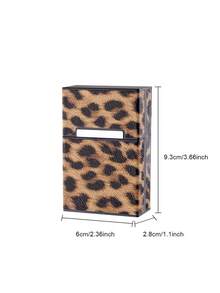 Elegant 20-Cigarette Storage Box With Faux Leather Finish | 360° All-Round Protection, Compact & Anti-Pressure Design For Men And Women - Multicolor - View 4