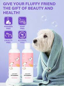 1pc/2pcs Sampo Hewan Peliharaan, Penghilang Bau dan Pewangi, Sampo Khusus untuk Anak Kucing dan Kucing Dewasa. - 250ml - View 5