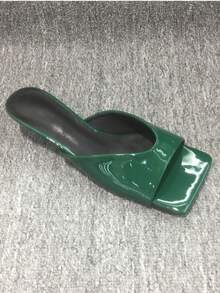 CUCCOO CHICEST 露趾高跟穆勒鞋 返校鞋 大学生鞋 春季鞋 春假复活节 - 綠色 - 查看 11