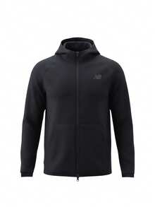 New Balance R.W. Tech Fleece Men's Full-Zip Hoodie Black - Black - View 1
