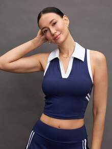 Activina 女士撞色无袖专业高尔夫球衫