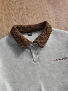 Manfinity VCAY 男士针织休闲宽松长袖连帽卫衣，适合日常穿着、秋冬季节以及情侣装。