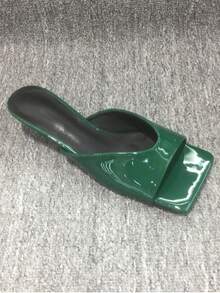 CUCCOO CHICEST 露趾高跟穆勒鞋 返校鞋 大学生鞋 春季鞋 春假复活节 - 綠色 - 查看 16