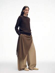 Giày bệt đế mềm bằng da lộn thoải mái đa năng dành cho nữ - Màu Khaki - Xem 7