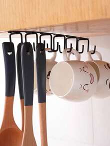 1 móc treo cốc hai hàng với 12 móc, giá đựng không đục lỗ cho tủ quần áo, giá treo cốc, giá đựng đồ tiết kiệm không gian, kệ bếp, giá để đồ dùng nhà bếp, trang trí nhà cửa, phụ kiện nhà bếp, quà tặng Halloween/Giáng sinh, quà tặng cho nữ, quà tặng Ngày của Mẹ, quà tặng cho mẹ tôi - Nhiều màu - Xem 9