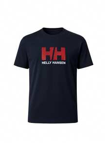 Helly Hansen قميص رجالي بشعار HH - أزرق بحري - مشاهدة 1
