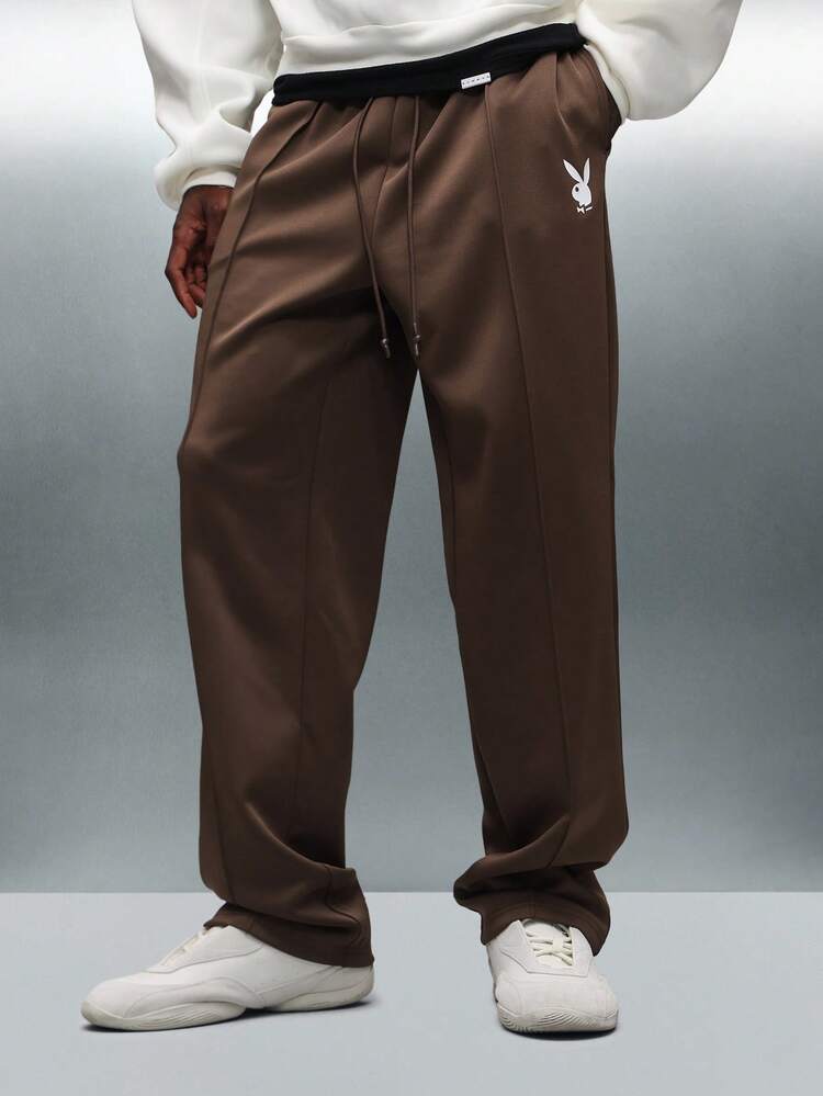 PLAYBOY X SUMWON Straight Leg Sweatpants With Drawstring Waist
