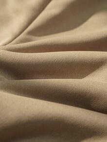 SHEIN Explorewe Young Boy Striped Tape Side Sweatpants - Brown - View 3