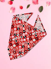 PETSIN 5PCS Valentines Dog Bandanas Pet Bibs With Love Letter Prints Bulk Pet Bandanas Dog Bandanas Bibs Triangle Dog Scarf Colorful Pet Dog Bandanas For Medium Large Dog Birthday Summer Costume Accessories Decoration - Multicolor - View 12