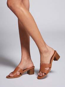 SHUZIA 女士镂空时尚舒适高跟凉鞋