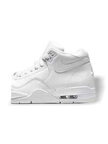 Nike Flight Legacy 男士篮球鞋 透气轻便吸汗弹性好 纯色Logo 易于清洗 多功能运动户外学校 白色 BQ4212-101 - 白色 - 查看 7
