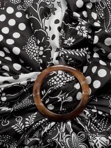 Sunspun Camisola cropped boêmia estampada com decote em V e sem mangas - Multicolorido - Ver 5