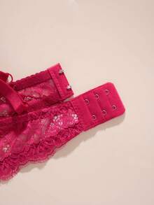 1 st. spets patchwork sexig push-up romantisk bystlös bh för kvinnor med liten byst