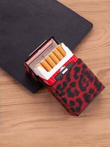 Elegant 20-Cigarette Storage Box With Faux Leather Finish | 360° All-Round Protection, Compact & Anti-Pressure Design For Men And Women - Multicolor - View 13