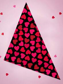 PETSIN Bandanas pour chiens pour la Saint-Valentin, bavoirs pour animaux de compagnie avec imprimés de lettres d'amour - Multicolore - Voir 8