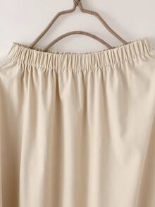 SHEIN Franclia 2pcs Women Embroidered Elegant Minimalist Long Sleeve Top And Bottom Set Modest Tops Modest Blouse Tops Fall Tops Cape Top - Green - View 6