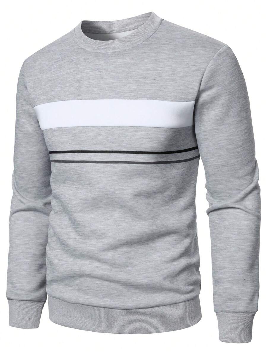 Manfinity Homme Sudadera de moda, regalo ideal y esencial casual - Multicolor - Ver 1