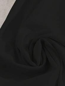 Qadelle Blusa elegante da donna con colletto quadrato e decorazione con borchie, adatta per primavera/autunno/inverno - nero - Visualizzare 5