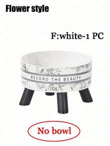 1pc Elevated Pet Bowl, Stainless Steel Dog/Cat Food & Water Bowl, Neck-Friendly Design