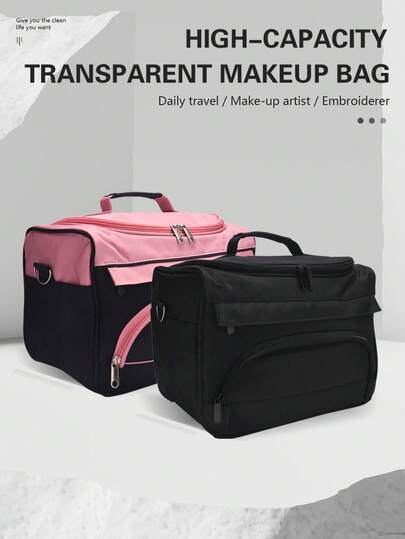 Étui de rangement multifonctionnel pour outils de coiffure - Sac de voyage portable et pratique pour les outils de coiffure - Sac de rangement pour maquillage, cosmétiques et beauté de salon. Sac de maquillage, organisateur de maquillage, étui à maquillage, organisateur de toilette, organisateur de bureau, grand sac de maquillage, cadeaux de Noël, pochette, petit sac à main, organisateur de maquillage, pochette, porte-pinceaux, mini pochette