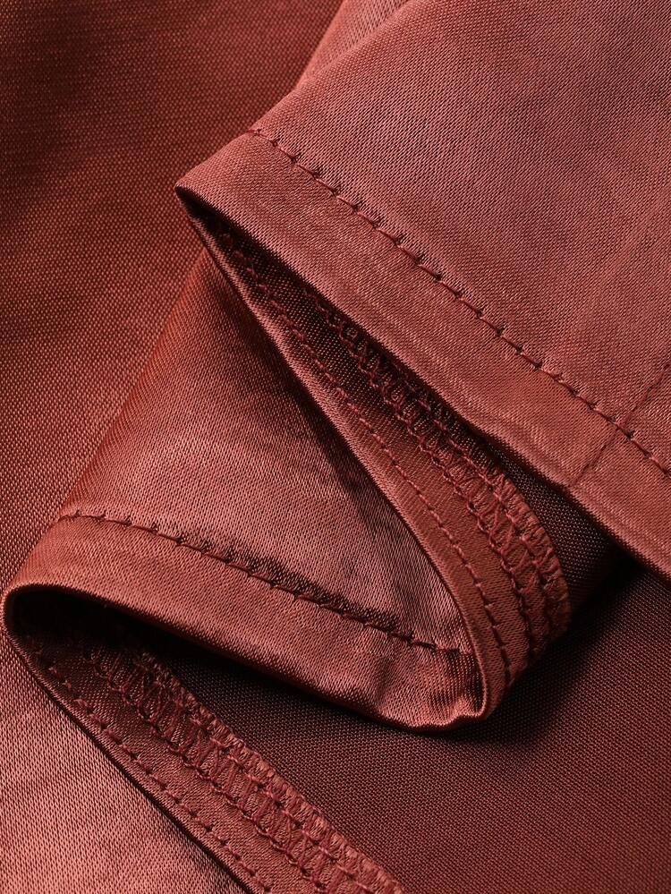 Women's Solid Color Round Neck Long Sleeve Loose Casual 2 Pieces Set