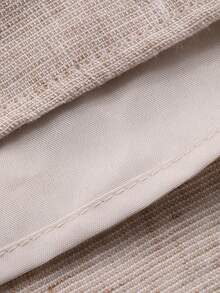 DAZY Đầm nữ màu trơn cổ chữ V tay ngắn kiểu dáng thường ngày, đầm đi nghỉ mát. - Màu Khaki - Xem 8