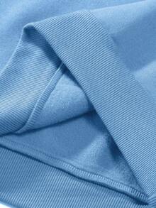 Manfinity EMRG 男士街头风流行INS风六条纹拼接连帽衫套装，时尚简约，适合户外音乐节、夜店等场合，也可作为男友/老公礼物或周年纪念礼物，浅灰色 - 淺藍色 - 查看 6