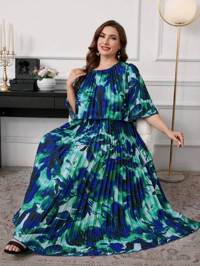 Reflora Plus Size Women Summer Dress, Elegant Pleated Chiffon Dress, Semi-Sheer Long Dress, Beautiful Flowing Dress Women Geometric Elegant Chiffon Ruffle Pleated Dress, Summer Plus Size Summer Dress Plus Size Floral Dress Plus Size Dress Women Plus Size Summer Dresses Curve Summer Dresses Summer Dresses For Women Curve Floral Plus Size Dress Plus Size Dress Plus Size Floral Summer Dress Curve Plus Summer Dresses Plus Size Maxi Dress Elegant Dress Summer Outfits For Women Women Summer Clothes Vacation Outfits Women Holiday Outfits For Women Summer Holiday Outfits Summer Vacation Outfits Carnival Costume Carnival Women Look 2026 Women Carnival Costume Carnival Outfit Carnival Costume For Women Women's Carnival Costume Floral Dress Floral Dresses For Women Flower Summer Dress,Spring Dress, Elegant Dresses For Women ,Elegant Dress For Women,Elegant Dresses,Elegant Dresses For Party ,Elegant Long Dress ,Vacation Dresses,