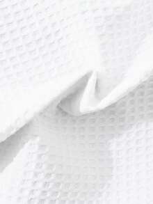 Vintaside Kids Baby Boy Decorated Patch Pocket Lapel Short Sleeve Cardigan And Shorts Set - Grey - View 8