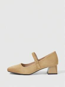 Sleekvia Tacones para mujer - Camel - Ver 7