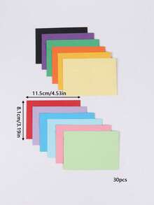 60 paquetes de 12 colores de sobres pequeños de 4.6 X 3.33 pulgadas, sobres de colores adorables y mini para Navidad, Acción de Gracias, Bodas, Fiestas de Cumpleaños, Suministros, Tarjetas y Semillas - Multicolor - Ver 12