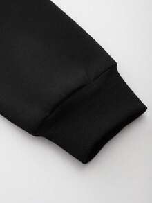 Sport MetroGents Men's Letter & Skull Print Hooded Long Sleeve Sweatshirt Gym Sweatshirt Gym Sweater Gym Tops Gym Hoodie Gym Wears