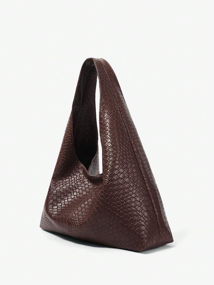 MUSERA Faux Leather Crossbody Bag, A New And Stylish Leather Women's Bag, Perfectly Matching Women's Clothing In All Seasons - Crocodile coffee - View 3