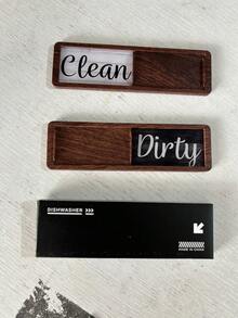 Dishwasher Magnet Clean Dirty Sign, Clean Dirty Sign Accessories For Dishwasher Non-Scratch/Super Strong Soft Magnet With Optional Adhesives/Easy To Read & Slide - Multicolor - View 8