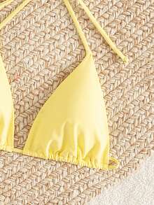 Swim Mod 2pcs Women Beach Vacation Bikini Swimwear Top