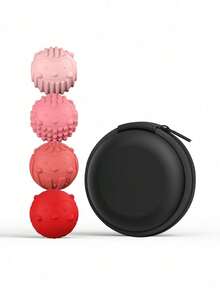 SHEIN Silicone Magnetic Stress Relief Balls - A Sensory Toy Set (4 Pieces) For Relieving Stress, Improving Focus, And Calming Emotions. - Multicolor - View 11