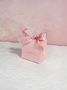 10pcs Party Favor Gift Box Wedding Candy Box Baby Shower Paper Gift Bag Birthday Christmas Favor Present Boxes Packing - Merci Box - View 11