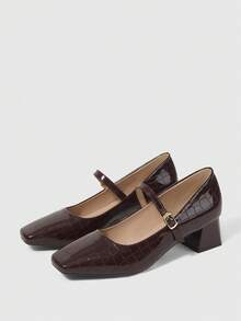 Sleekvia Women Pumps Valentine's Day - Burgundy - View 10