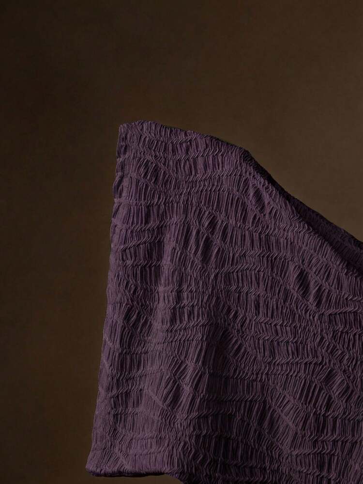 Anewsta Essential Women's Fashionable Solid Color Textured Fabric Sleeveless Ruffled Collar Fitted Tank Top